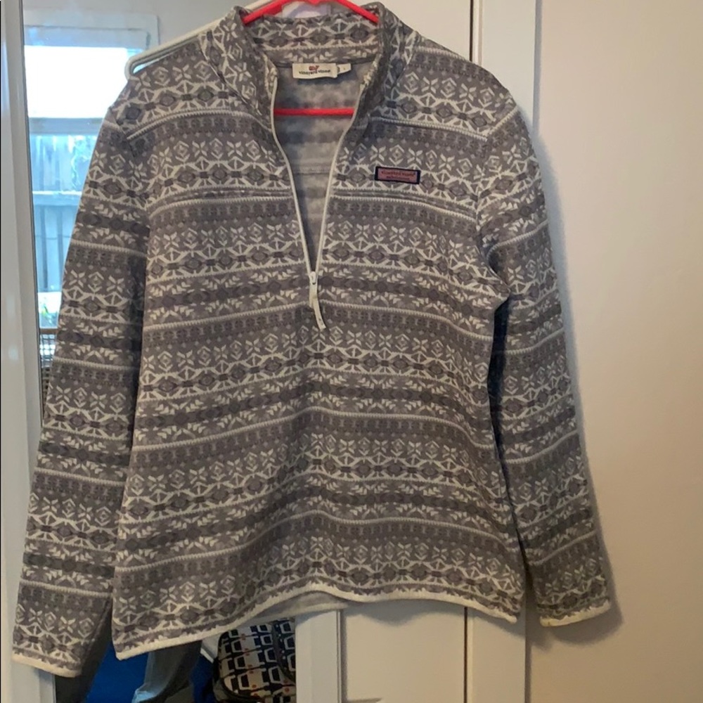 Gently worn fair isle pull over- vineyard vine